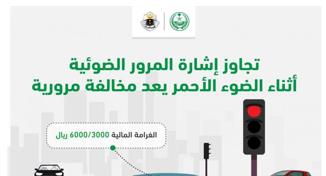 استعلام عن مخالفات قطع الإشارة