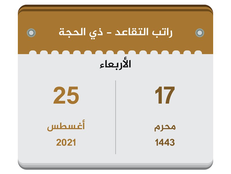 موعد صرف رواتب المتقاعدين لهذا الشهر