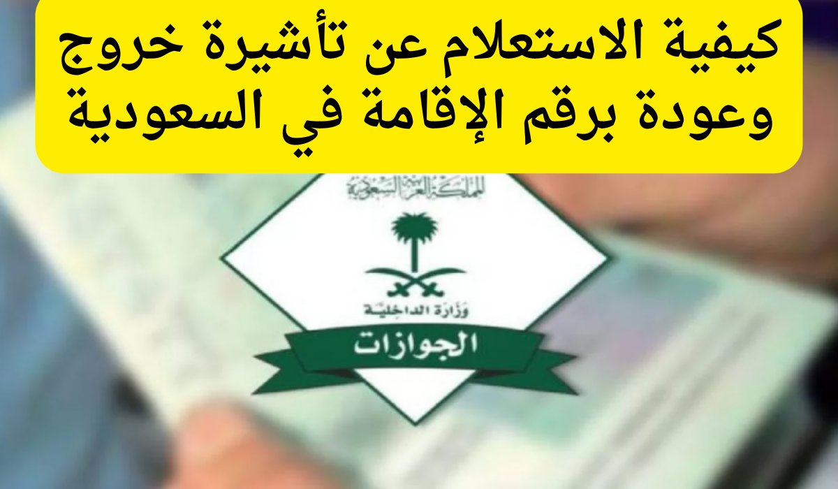 الاستعلام عن تأشيرة خروج وعودة