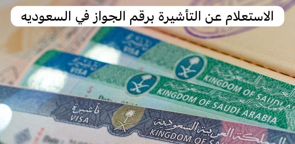 الاستعلام عن التأشيرة برقم الجواز