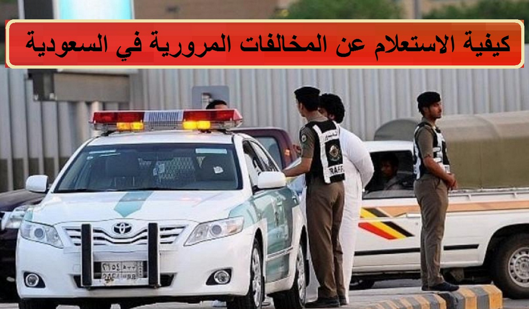 كيف اعرف المخالفات على السياره من رقم اللوحه فقط