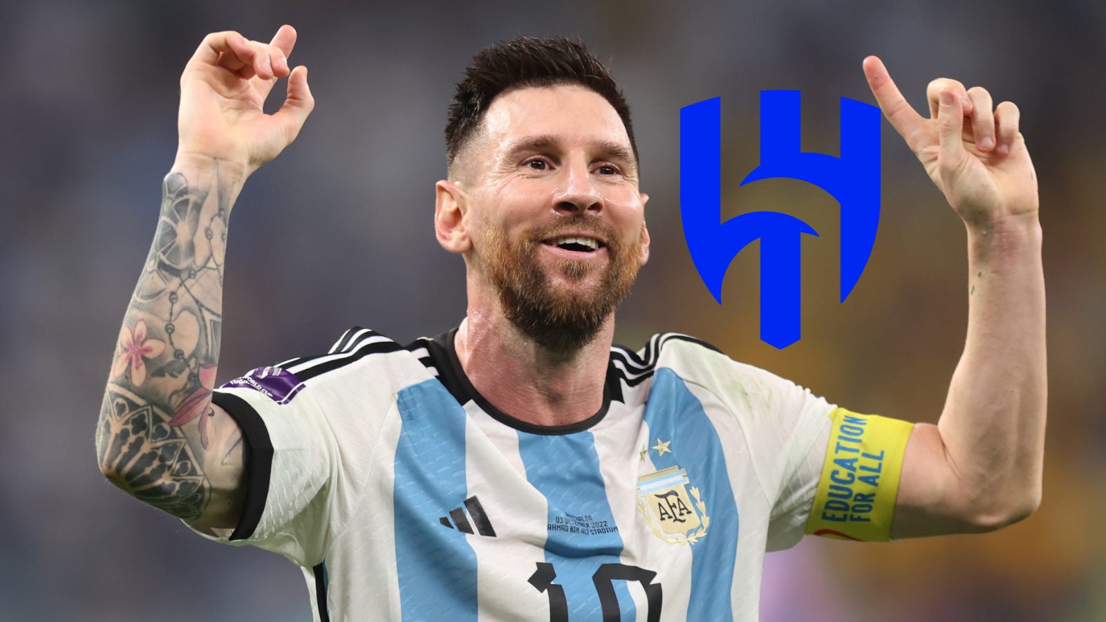 انتقال ميسي لنادي الهلال