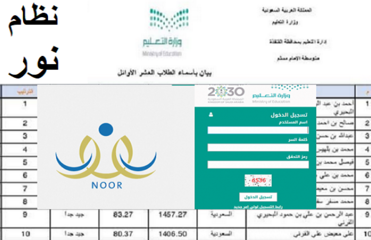 كيف اسجل في نظام نور طالب جديد