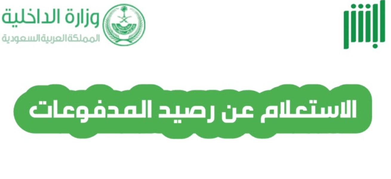الاستعلام عن رصيد المدفوعات