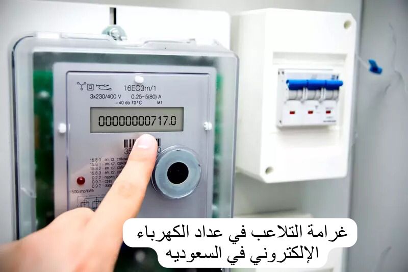 غرامة التلاعب في عداد الكهرباء الإلكتروني