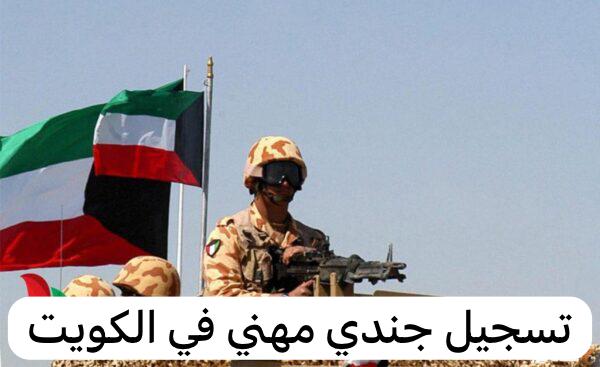 تسجيل جندي مهني
