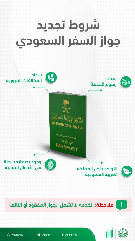 تجديد جواز سفر للاطفال