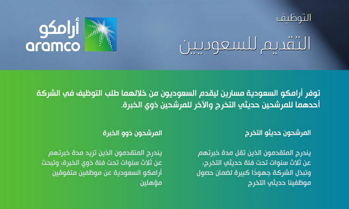 وظائف أرامكو السعودية